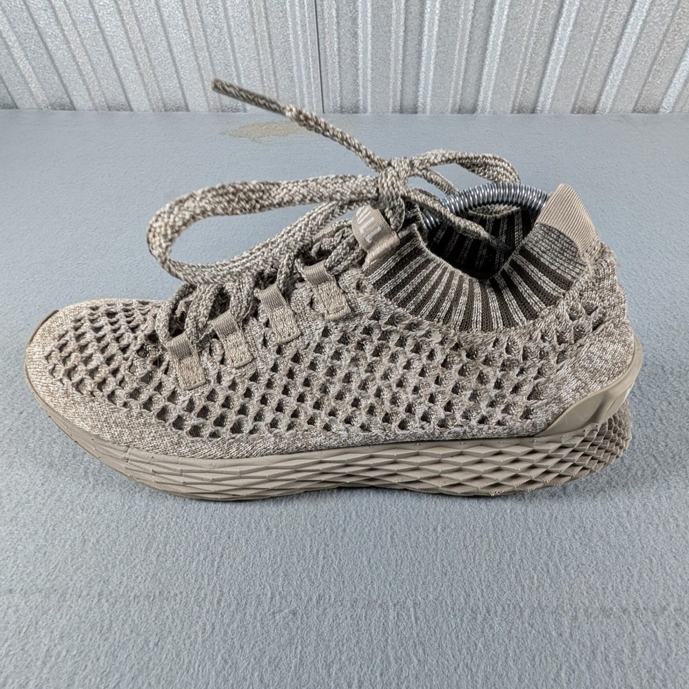 NOBULL Knit Runner Mens Size 9 Tan Sand Breathable Athletic Training Shoes